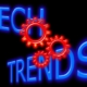 Free technology trend development illustration